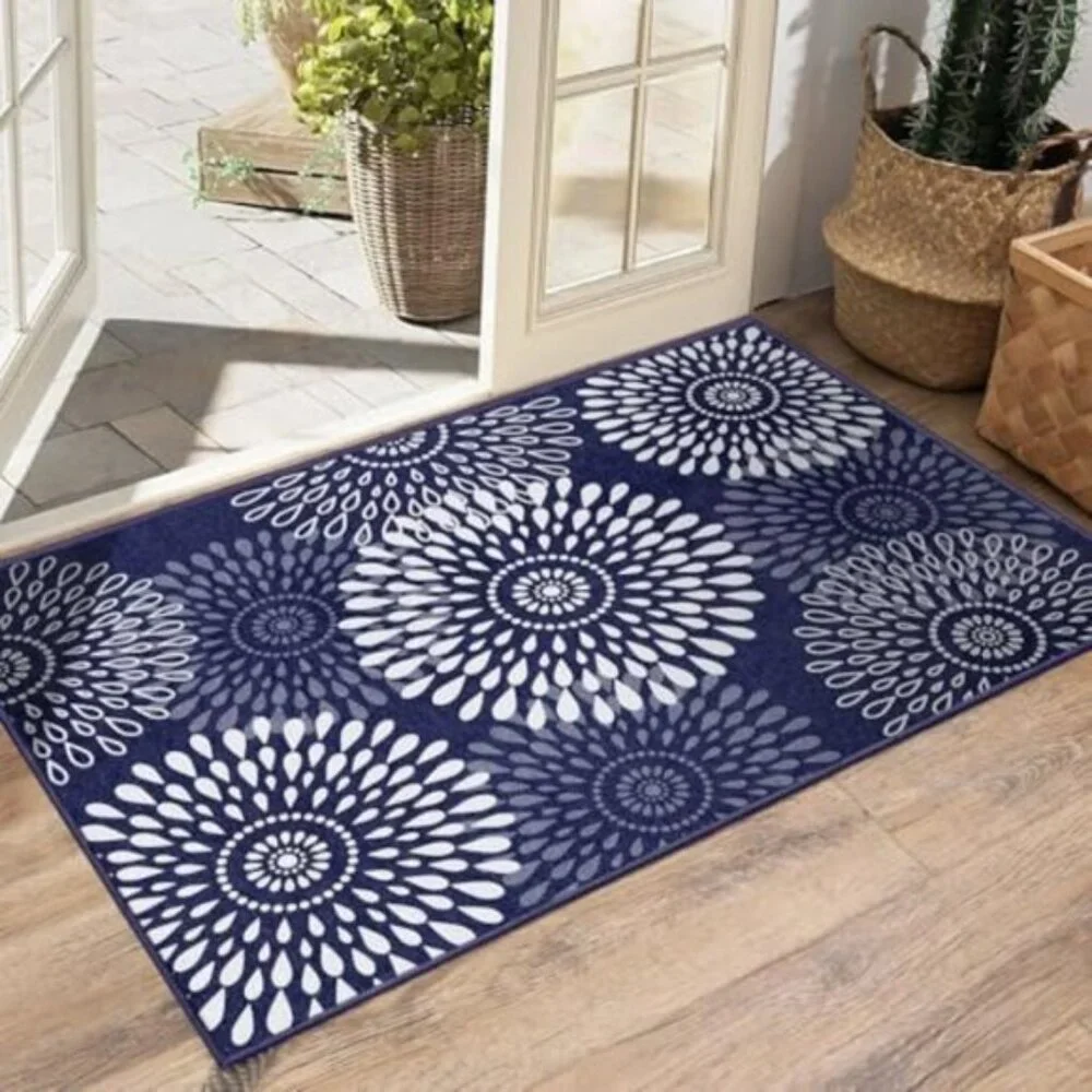New 2 x 3 Entryway Rug, Non-Slip Washable Hallway Runner Rug for Kitchen Rooms